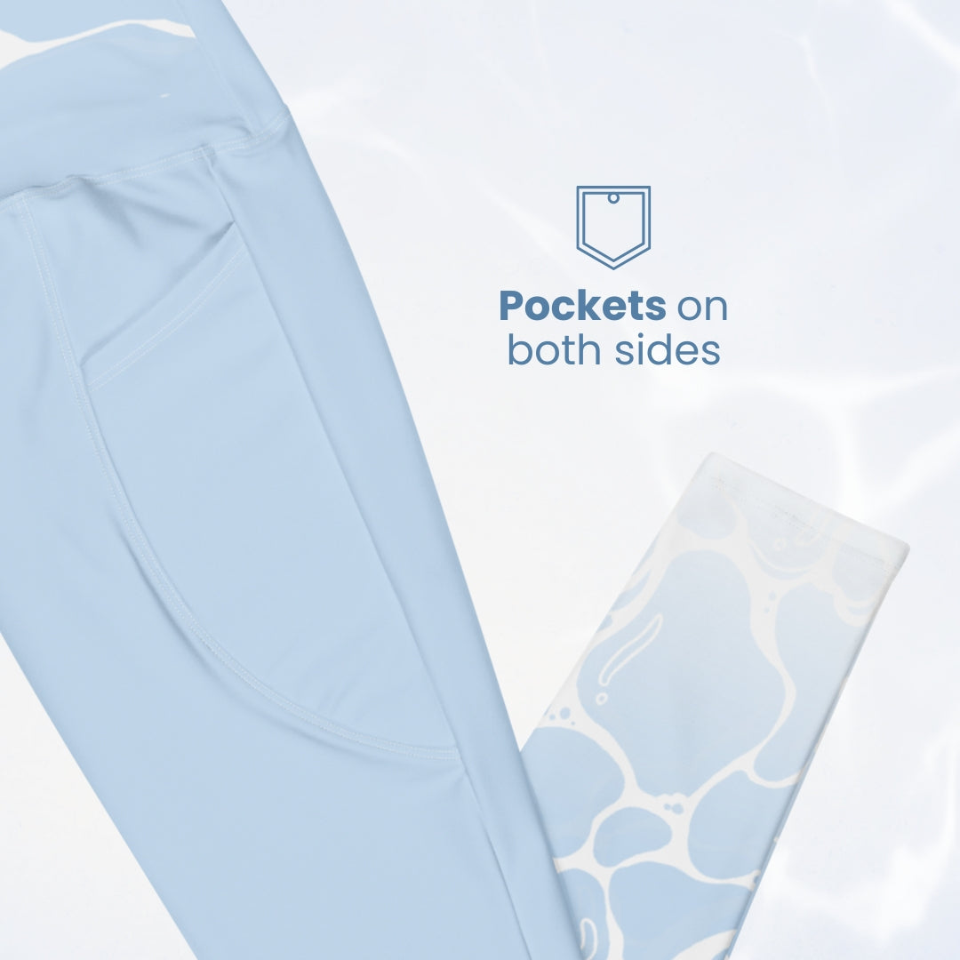 water foam. leggings