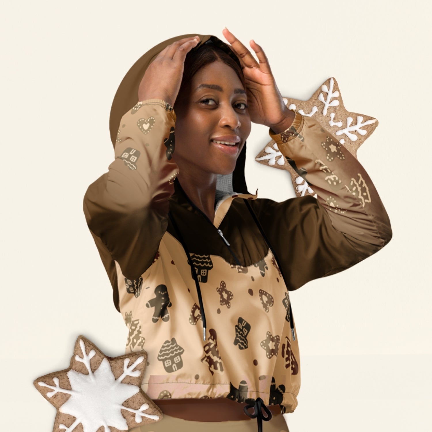 Gingerbread running jacket