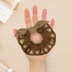 gingerbread scrunchie