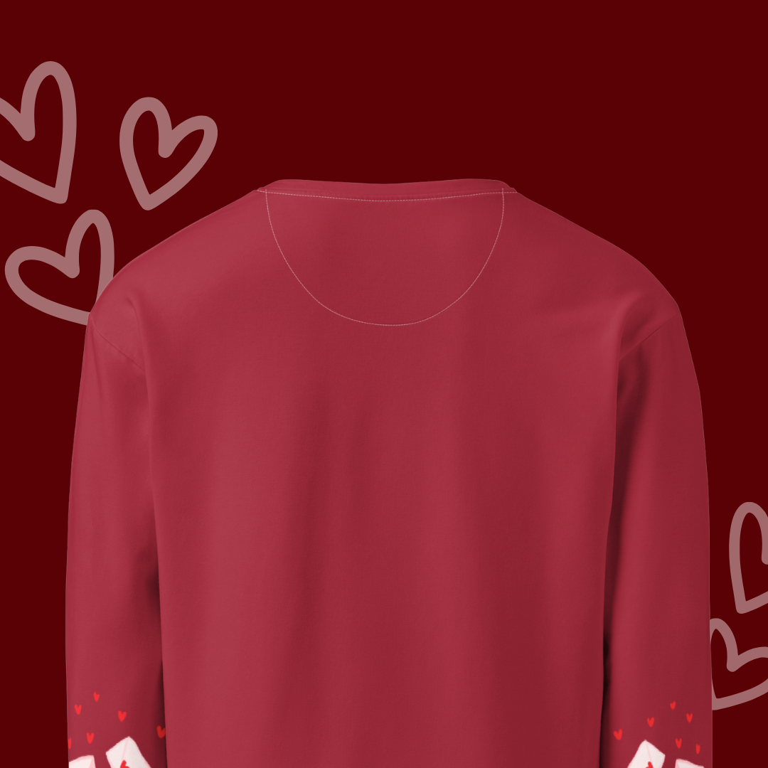 valentine dove. sweatshirt