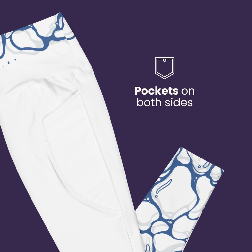 water bubbles. leggings