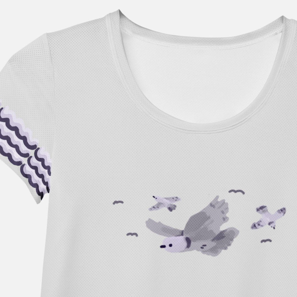 pigeon. athletic t-shirt
