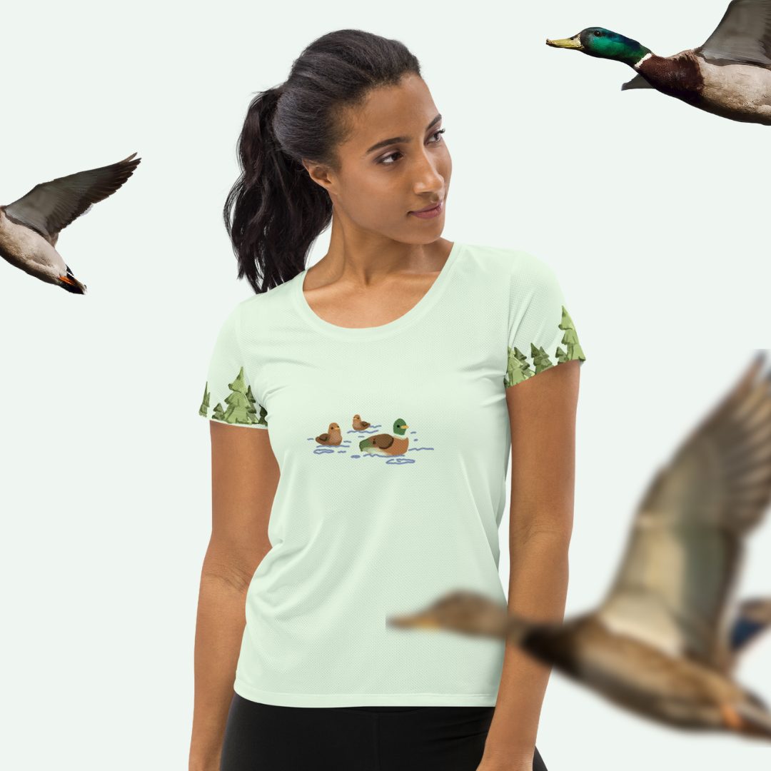 duck. athlethic t-shirt