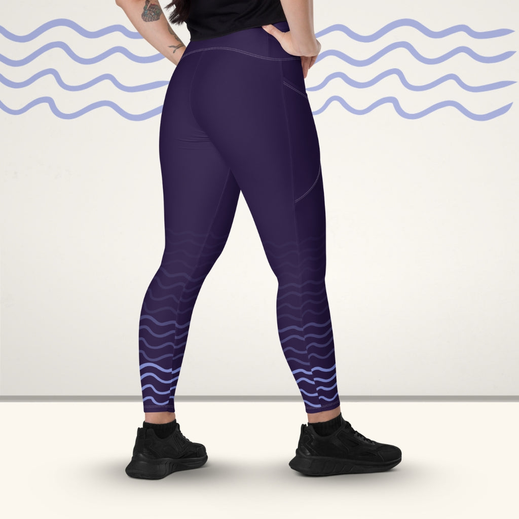 wavy. leggings