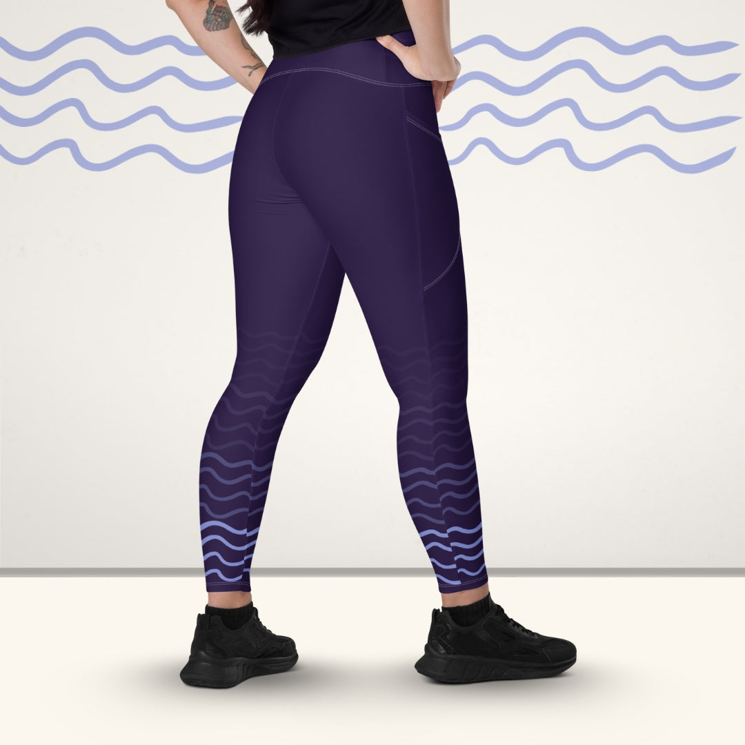 wavy. leggings