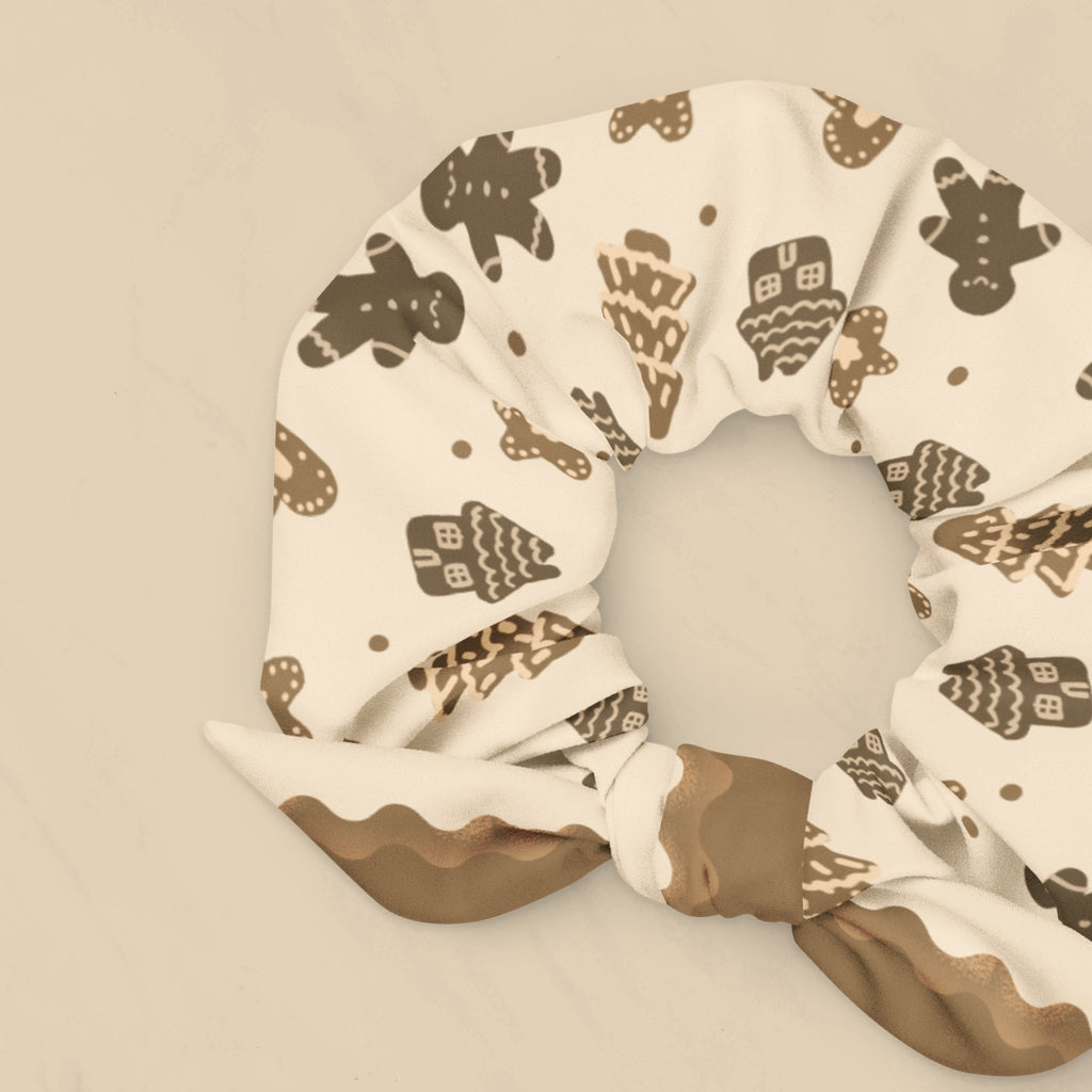 gingerbread scrunchie