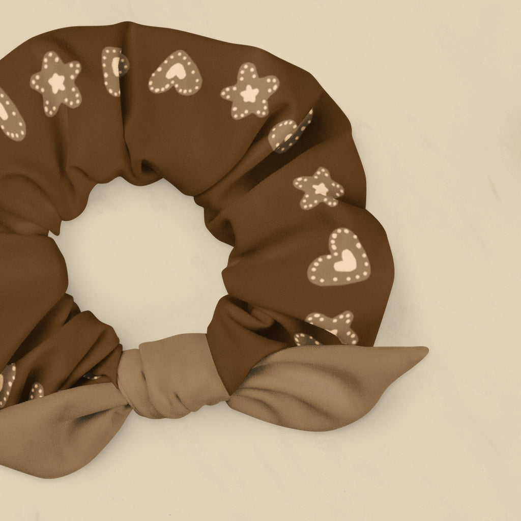 gingerbread scrunchie