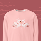 swantastic swans. sweatshirt