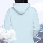 blue trail. hoodie