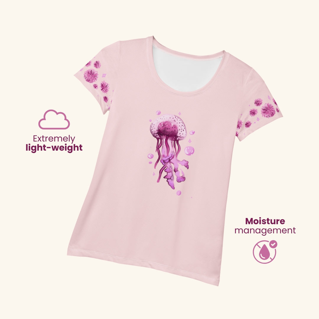 pelagia. athletic t-shirt