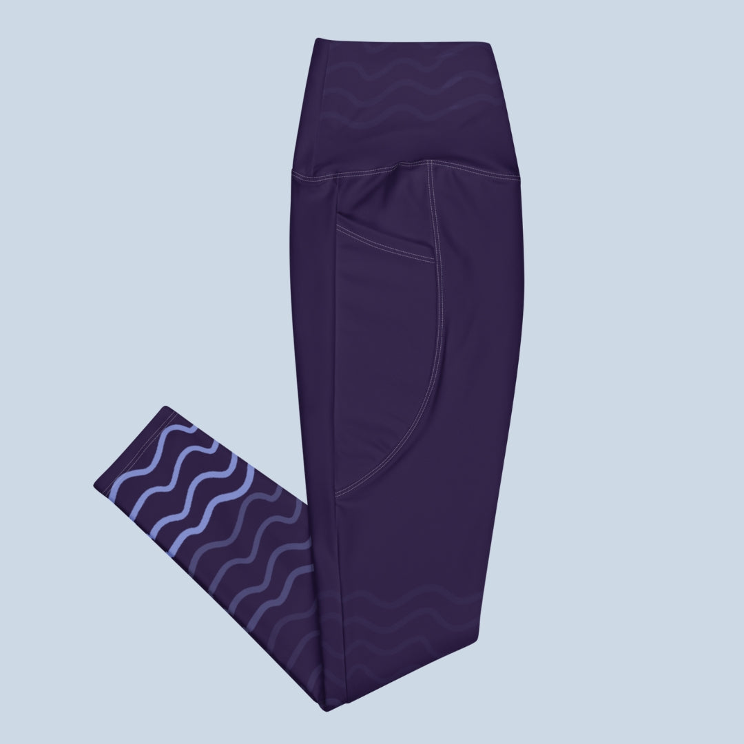 wavy. leggings