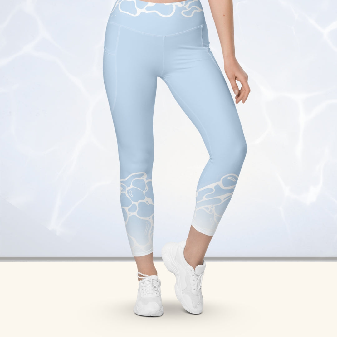 water foam. leggings